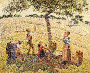 Camille Pissarro Apple harvest at Eragny oil painting on canvas